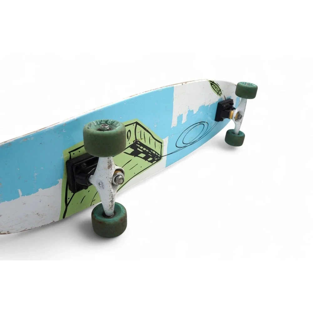 Vtg Myrtle Stuff‎ Russ Pope Skateboard Rare 58mm Complete Rare Longboard Artist